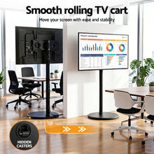 Load image into Gallery viewer, Artiss 32-55 Inch Mobile TV Stand with Wheels Height & Tilt Adjustable Floor Mount