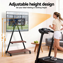 Load image into Gallery viewer, Artiss Mobile TV Stand Rolling Cart Wheels 32-75" Heavy Duty 133kg Mount Bracket