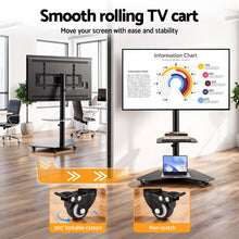 Load image into Gallery viewer, Artiss 40-100" TV Stand Mount Bracket Universal Adjustable Height with Wheels