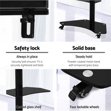 Load image into Gallery viewer, Artiss Mobile TV Stand for 32"-70" TVs Mount Bracket Portable Solid Trolley Cart