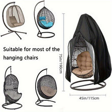 Load image into Gallery viewer, Heavy-Duty Hanging Egg Chair Cover with Zipper Closure