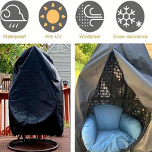 Load image into Gallery viewer, Heavy-Duty Hanging Egg Chair Cover with Zipper Closure