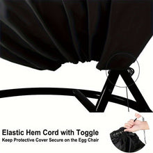 Load image into Gallery viewer, Heavy - Duty Hanging Egg Chair Cover with Zipper Closure - The White Mall