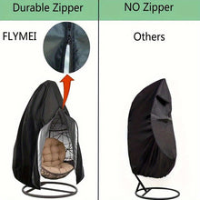 Load image into Gallery viewer, Heavy-Duty Hanging Egg Chair Cover with Zipper Closure
