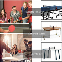 Load image into Gallery viewer, Retractable Table Tennis Net, Portable Table Tennis Net Stand, Perfect For Ping Pong Table, Desk, Dining Table,