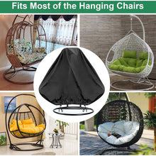 Load image into Gallery viewer, Hanging Chair Cover, Waterproof Hanging Chair Cover, Protective Cover For Egg Chair, Windproof, Anti-Uv, Heavy Duty