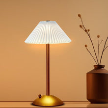 Load image into Gallery viewer, Portable LED Table Lamp with 3 Brightness Levels, USB Desk Lamp for Bedside Dining Table and Desk, White