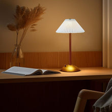 Load image into Gallery viewer, Portable LED Table Lamp with 3 Brightness Levels, USB Desk Lamp for Bedside Dining Table and Desk, White
