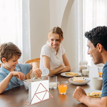 Load image into Gallery viewer, Tissue Holder - Stainless Steel Napkin Holder - Metal Napkin Holder - Triangular Napkin Holder - Paper Napkin Holder - Napkin Holder for Countertop/Dining Table/Picnic Table (Rose Gold)