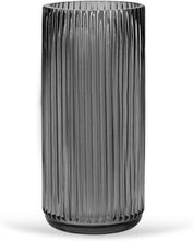 Load image into Gallery viewer, Flower Vase 7.6 Inch Grey Thickened Glass Vase for Lego Flowers,Bookshelf,Dinner Table,Office Desktop,Meeting Room,Bathroom,Countertop,Home Christmas Day Decorati