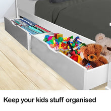 Load image into Gallery viewer, Kingston Slumber Trundle Under Bed Storage Drawers, 2 Pieces, White