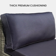 Load image into Gallery viewer, LONDON RATTAN 1 Seater Outdoor Sofa Modular Lounge Chair, Grey