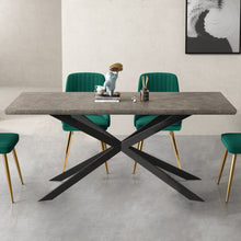Load image into Gallery viewer, Falcon Rectangular Dining Table MDF Marbling