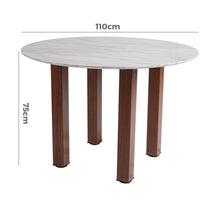 Load image into Gallery viewer, Willowmarble Round Dining Table