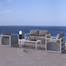 Load image into Gallery viewer, Alfresco Serenity Outdoor Lounge Set – White