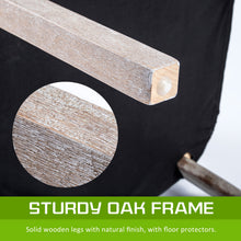 Load image into Gallery viewer, French Provincial Dining Chair Oak Leg AMOUR BLACK