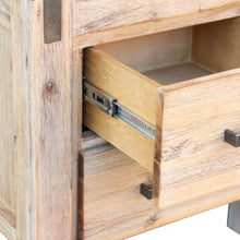 Load image into Gallery viewer, Bedside Table 2 drawers Night Stand Solid Wood Acacia Oak Colour
