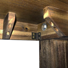 Load image into Gallery viewer, Dining Table 210cm Large Size with Solid Acacia Wooden Base in Chocolate Colour