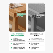 Load image into Gallery viewer, 1.4M Solid Wood Dining Table Square Dining Table Dining Table Kitchen Furniture