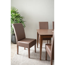 Load image into Gallery viewer, ALLEGRO Dining Table + 4x MESI Dining Chair + MESI Bench - 6 Piece Dining Set - Cocoa