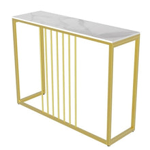 Load image into Gallery viewer, Golden Console Table for Hallway Entryway
