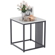 Load image into Gallery viewer, Premium Natural Marble Texture Side End Table Coffee Table Large Bedside Table