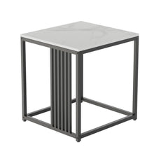 Load image into Gallery viewer, Premium Natural Marble Texture Side End Table Coffee Table Large Bedside Table