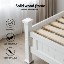 Load image into Gallery viewer, Artiss King Single Bed Frame and Bedside Table