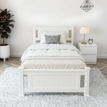Load image into Gallery viewer, Artiss King Single Bed Frame and Bedside Table