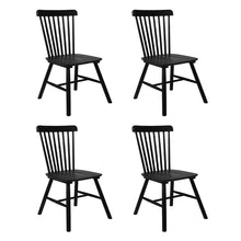 Load image into Gallery viewer, Levede 4x Dining Chairs Kitchen Winsor Black-1975420349965275136