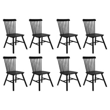 Load image into Gallery viewer, Levede 8x Dining Chairs Kitchen Winsor Black-1975420350325985280