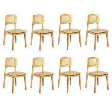 Load image into Gallery viewer, Levede 8x Rattan Dining Chair Wooden Kitchen Chair-1973194183376244736