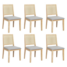 Load image into Gallery viewer, Levede 6XCane Dining Chair Rattan Armless Seat-1975420364464984064