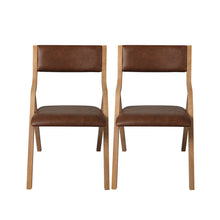 Load image into Gallery viewer, Levede 6x Dining Chairs Foldable PU Tan-1975420358739759105
