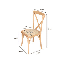 Load image into Gallery viewer, Levede 6X Dining Chairs Cross Back Chair-1973193559771320322