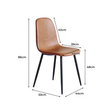 Load image into Gallery viewer, Levede 8x Dining Chairs Kitchen Eames-1975420355212349442