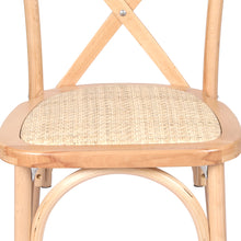 Load image into Gallery viewer, Levede 2X Dining Chairs Cross Back Chair-1973193437708685315