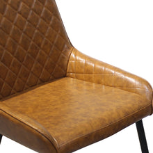 Load image into Gallery viewer, Dining Chairs x 4 Padded Seat PU Faux Leather-1975420386602520580