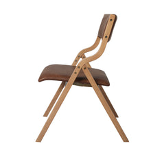 Load image into Gallery viewer, Levede 4x Dining Chairs Foldable PU Tan-1975420358475517956