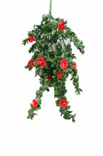 Load image into Gallery viewer, Hanging Red Rose Stem UV 85cm