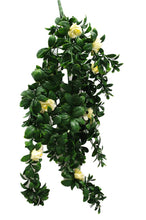 Load image into Gallery viewer, Hanging White Rose Stem UV 85cm