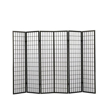 Load image into Gallery viewer, 6 Panel Free Standing Foldable Room Divider, Privacy Screen With Black Frame-The White Mall-The White Mall