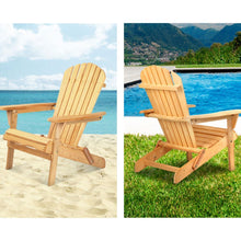 Load image into Gallery viewer, Adirondack Outdoor Wood Beach Deck Chair-Adirondack Chair-The White Mall
