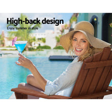 Load image into Gallery viewer, Adirondack Patio Wood Deck Chair-Deck Chair-The White Mall