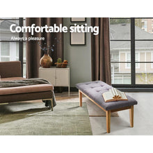 Load image into Gallery viewer, Artiss Bench Ottoman Upholstered Fabric