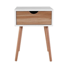 Load image into Gallery viewer, Artiss Scandinavian Bedside Table, Side Table with Drawer-Furniture-The White Mall