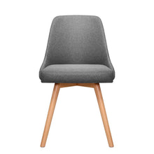 Load image into Gallery viewer, Artiss Set of 2 Grey Minimalistic Dining Chairs-Furniture-The White Mall