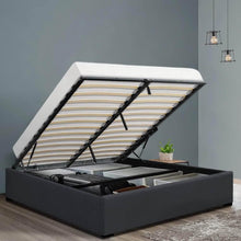 Load image into Gallery viewer, Artiss TOKI Queen Size Storage Gas Lift Bed Frame-Furniture-The White Mall