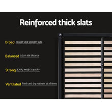 Load image into Gallery viewer, Artiss Vila Bed Frame Fabric Gas Lift Storage - Grey Double-Furniture-The White Mall