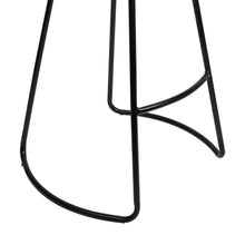 Load image into Gallery viewer, Artiss Set of 2 Elm Wood Backless Bar Stools 65cm - Black and Dark Natural